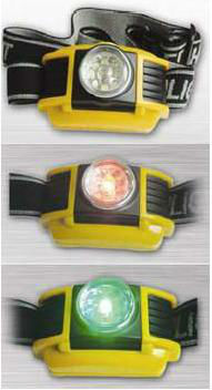 mini farol conduzido diferente de 4 modos de iluminação