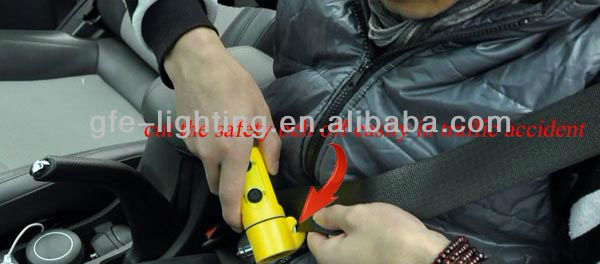 O plástico de alta qualidade da emergência do carro conduziu a lanterna elétrica