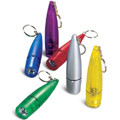 Pequeno impresso o logotipo bala Mini Led Keychain / LEd luz / led produto para brinde promocional