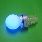 Alto PVC branco brilhante, METAL Material LED chave lanterna de cadeia para brindes promocionais