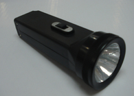 O plástico recarregável da emergência da caixa preta conduziu a lanterna elétrica da tocha com 3 diodos emissores de luz