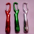 Brindes promocionais, ornamentos de PS, PVC alta branca led lanterna brilhante, Mini Led Keychain