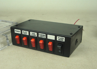 Interruptor ajustável da barra clara do diodo emissor de luz do suporte/interruptor sirene do controle com 6 botões