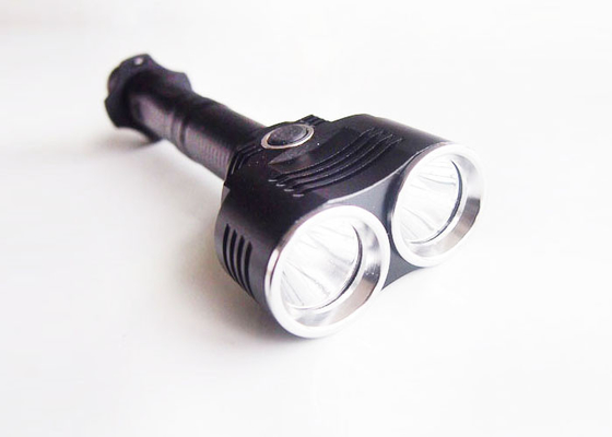 Anti - lanterna elétrica tática abrasiva do diodo emissor de luz 1800Lm, tocha conduzida recarregável