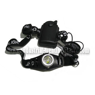 Tocha/farol recarregáveis da cabeça do diodo emissor de luz de 3 watts para a polícia, luz principal do diodo emissor de luz
