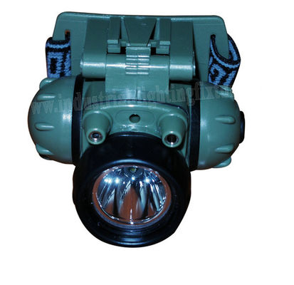 Farol recarregável 14000MCD à prova de choque do diodo emissor de luz de 1 watt, diodo emissor de luz à prova de intempéries Headtorch