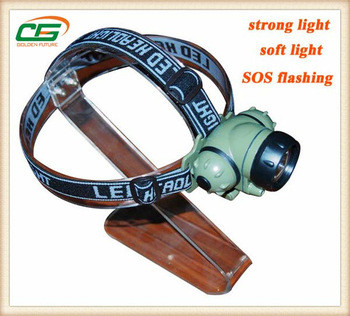 O SOS luz do diodo emissor de luz do CREE de 3 watts para a cabeça, cabeça conduzida montou as luzes AC85 - 265V