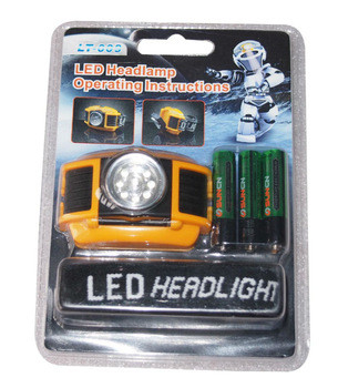 Diodo emissor de luz Headtorch/farol da bateria seca da emergência com 9 diodos emissores de luz IP54