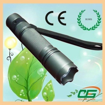 Lanterna elétrica do diodo emissor de luz do CREE do poder superior 3 watts, lanterna elétrica brilhante super para forças armadas