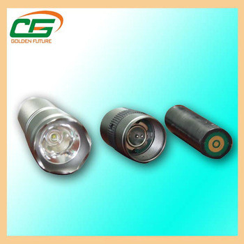 Lanterna elétrica conduzida industrial brilhante super de 3 watts, alumínio conduzido pequeno 3.7V da tocha