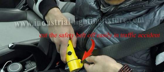 O amarelo conduziu a lanterna elétrica recarregável conduzida emergência do carro com 9 diodos emissores de luz