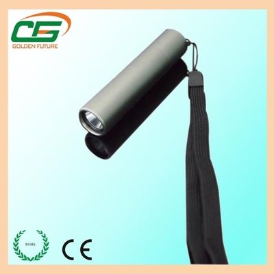 Lanterna elétrica da tocha do diodo emissor de luz do AA 1.5V o diodo emissor de luz brilhante super de alumínio da mini Torches o branco
