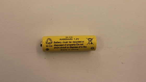 Bateria recarregável da tocha da bateria de lanterna elétrica recarregável do AA 1.2V 900mAh NiCD