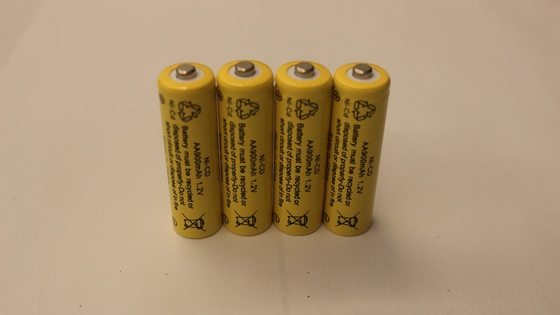 Bateria recarregável da tocha da bateria de lanterna elétrica recarregável do AA 1.2V 900mAh NiCD
