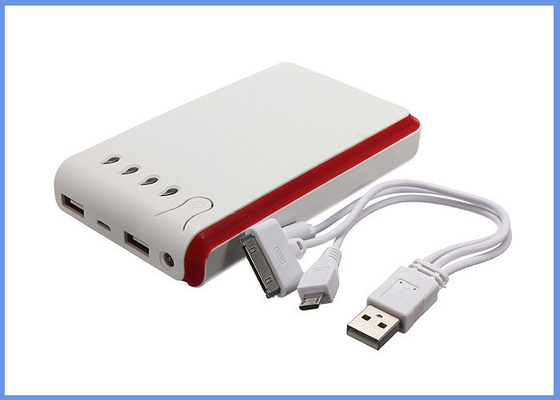 Banco portátil acessível do poder de USB da lanterna elétrica recarregável para dispositivos móveis