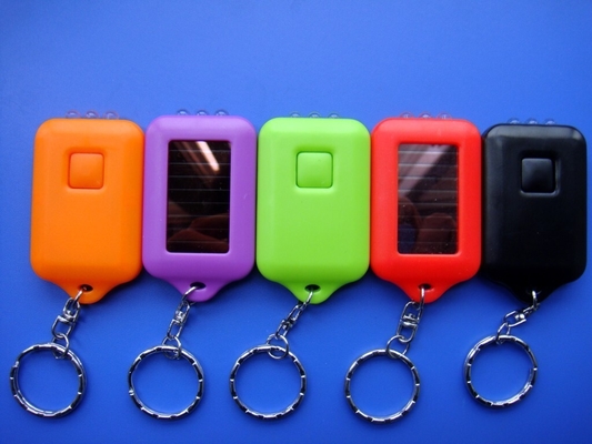 Lanterna elétrica Keychain acrílico do diodo emissor de luz do ABS monogrammed para a lembrança dos turistas