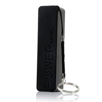 Estação de carregamento branca do telemóvel 2600mAh, carregador de bateria portátil de Keychain do banco do poder