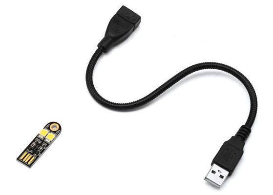 lâmpada branca morna de pouco peso do diodo emissor de luz do CREE MX6 mini USB para a iluminação do desktop