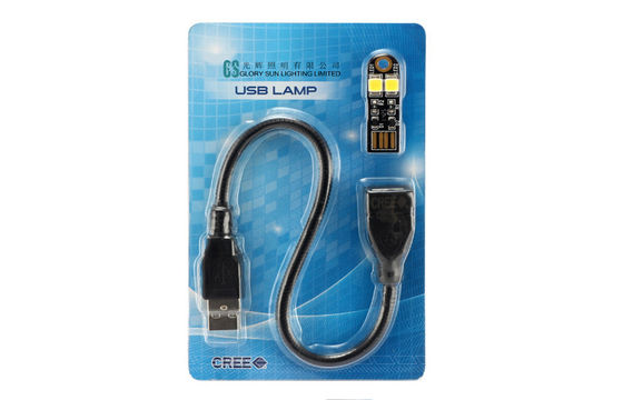 mini lâmpada branca fresca preta/branca do diodo emissor de luz de USB para o teclado do portátil