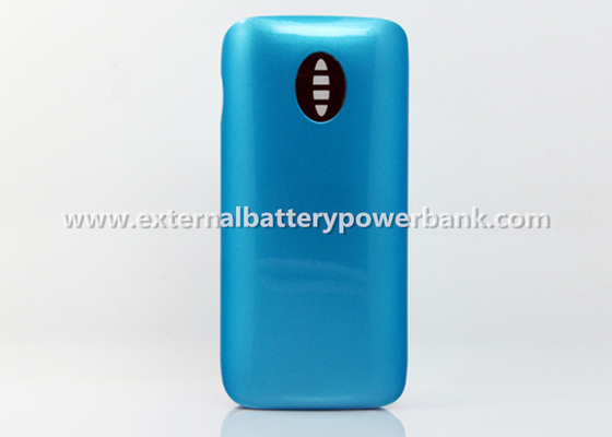 Banco externo duplo 5200mAh da bateria de USB com a tocha da lanterna elétrica do diodo emissor de luz