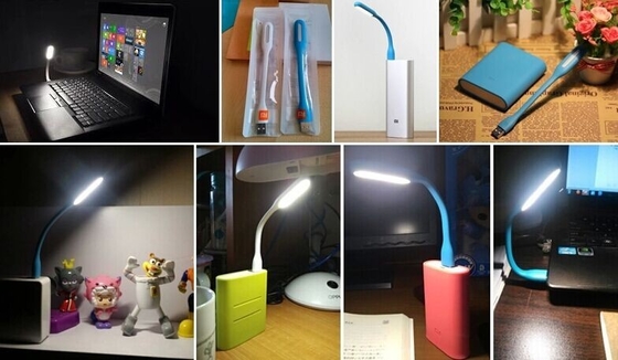 O diodo emissor de luz portátil de USB ilumina-se para o portátil, mini lanterna elétrica da tocha da luz do diodo emissor de luz
