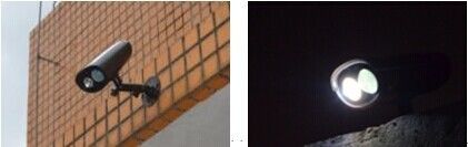 A jarda solar do diodo emissor de luz do Cree 250lm ilumina-se, dispositivos elétricos claros conduzidos montagem da parede da tocha do diodo emissor de luz 2W