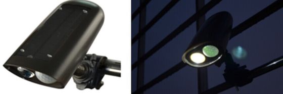 A jarda solar do diodo emissor de luz do Cree 250lm ilumina-se, dispositivos elétricos claros conduzidos montagem da parede da tocha do diodo emissor de luz 2W