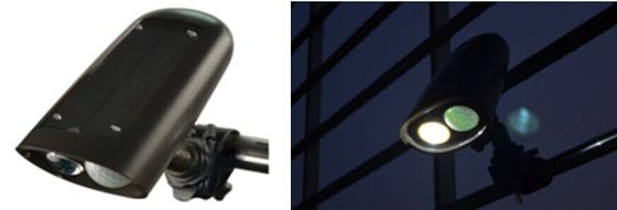A jarda solar do diodo emissor de luz do Cree 250lm ilumina-se, dispositivos elétricos claros conduzidos montagem da parede da tocha do diodo emissor de luz 2W