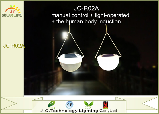 Luzes de acampamento postas solares da economia de energia IP55 com o painel policristalino do silicone
