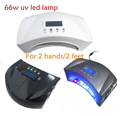 66W lâmpada UV do prego do diodo emissor de luz do poder superior CCFL, prego do diodo emissor de luz de 2 mãos que cura a lâmpada