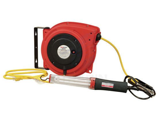 Carretel de cabo elétrico original 50" do fechamento do soquete com a lâmpada 11W fluorescente