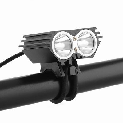 O Mountain bike solar do diodo emissor de luz de XML U2 do CREE do lúmen 2x da tempestade 5000 ilumina-se/farol da bicicleta
