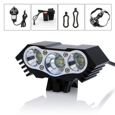 Liga de alumínio da luz brilhante super da bicicleta do dínamo do CREE XM-L U2 de 6000Lm 3x