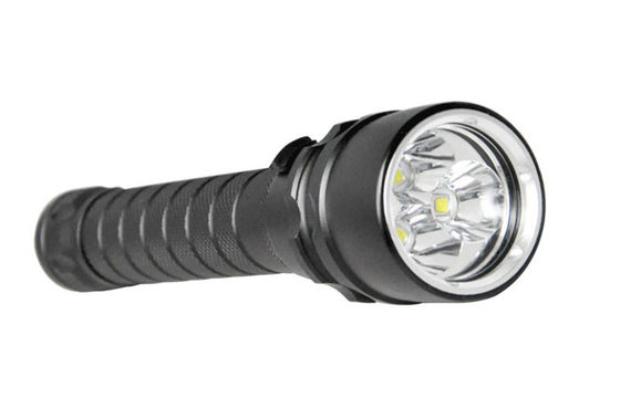 Tocha alta do mergulho do diodo emissor de luz do lúmen, lanterna elétrica subaquática portátil do mergulho