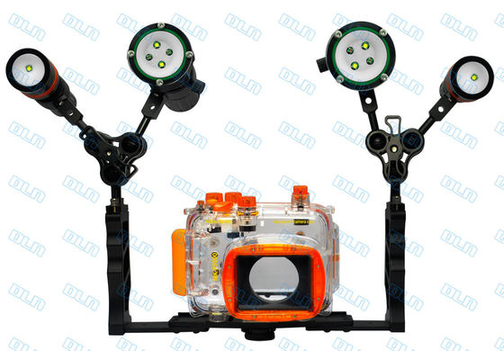 Tochas de fotografia subaquáticas do mergulho do diodo emissor de luz das luzes do vídeo da lâmpada do mergulho autónomo