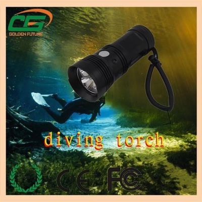 O poder superior de alumínio 30w do punho do corpo Waterproof a tocha de mergulho conduzida Ip68